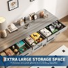 71 in Dog Crate Furniture for 2 Rooms, Wooden Double Crate Large Breed with Door, TV Stand End Table with Divider for Large Medium Dogs - 3 of 4