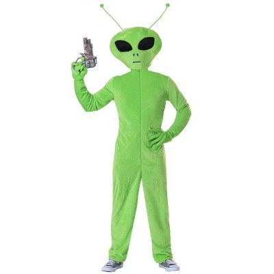  X Small Oversized Alien Costume For Adults,  Black/green : Target