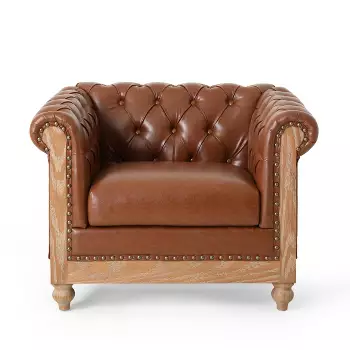 Uitpakken draad Liever Westminster Chesterfield Club Chair - Christopher Knight Home : Target