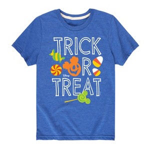 Boys' - Disney - Trick Or Treat Candy Art Short Sleeve Graphic T-Shirt - 1 of 4