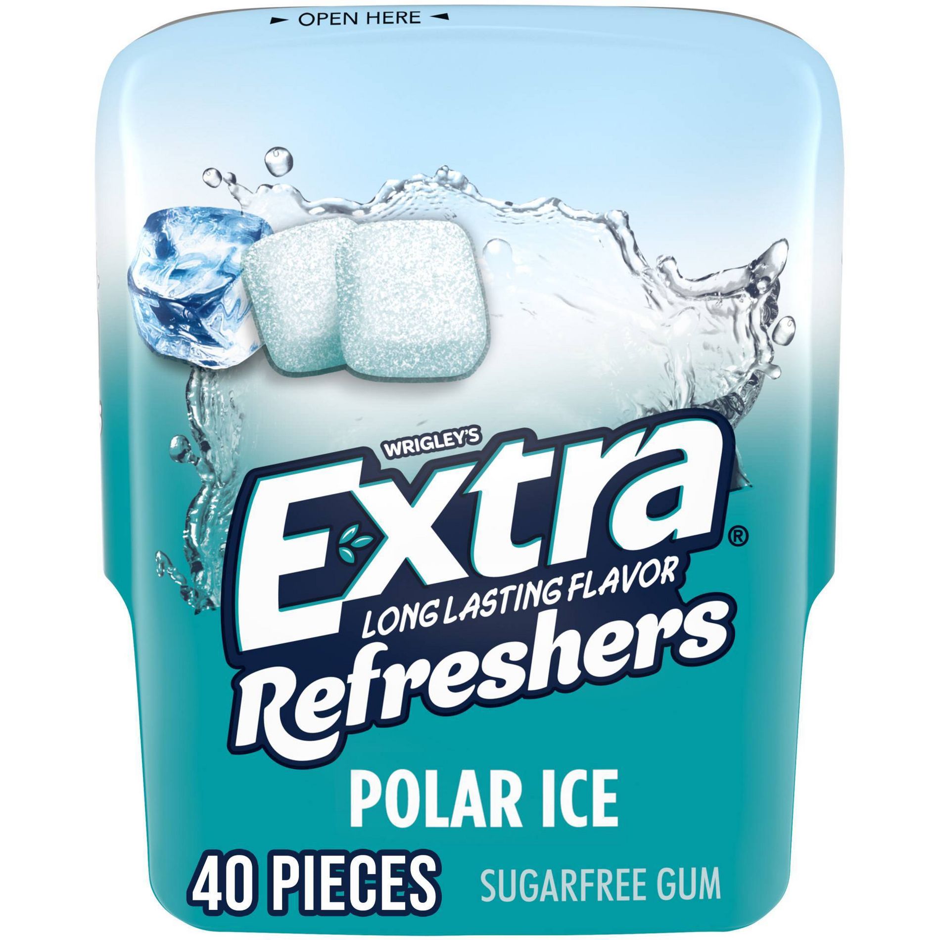 Wrigley's EXTRA Refreshers Polar Ice Sugar-Free Gum - 40ct