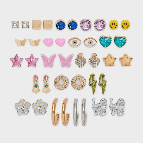 Girls' 20pk Earring Set - Art Class™ : Target