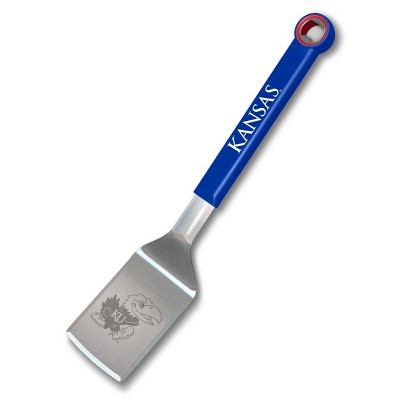 Sportula Spirit Series Set 3 Pezzi Barbecue - NCAA Kansas Jayhawks, Spatola, Forchetta E Pinze