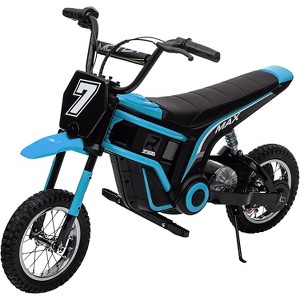 24V Electric Dirt Bike | 350W Electric Motorcycle for Kids Ages 8-12 | Up to 14.29 MPH, 2-Speed Modes, Max Weight 135 Lbs - 1 of 4