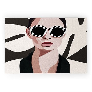 Nadja The Face of Fashion 7 Welcome Mat - society6 - 1 of 3