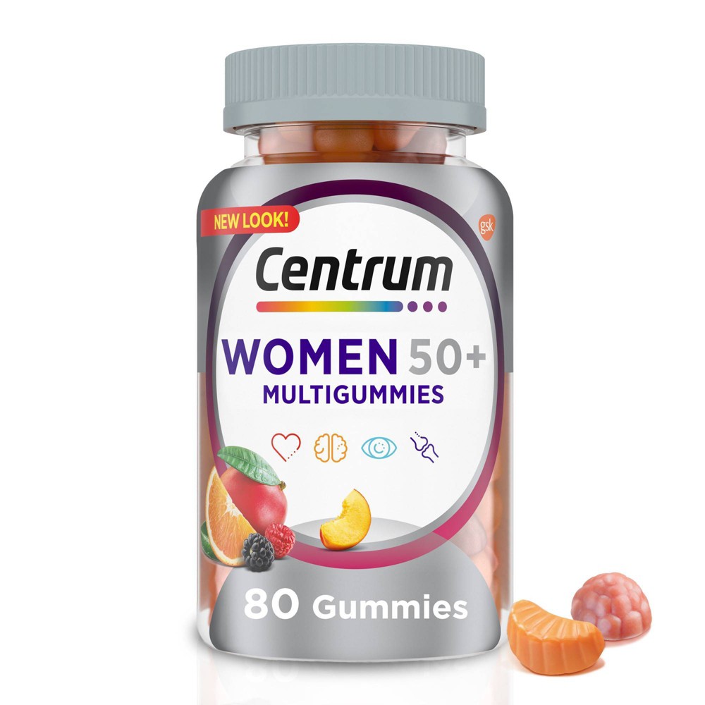 Photos - Vitamins & Minerals Centrum Women 50+ Multi Gummy - 80ct 