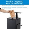 The Door Key & Mail Drop Box, Steel Made Through-The-Door Mailbox with Combination Lock,  Package Delivery Box & Newspaper Box - 3 of 4