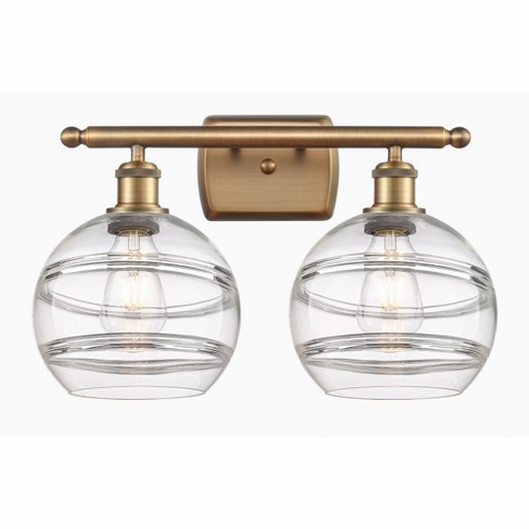 Innovations Lighting Rochester 2 - Light Vanity in  Brushed Brass - image 1 of 1