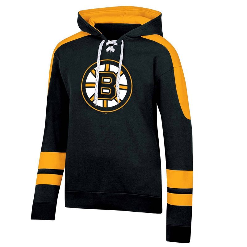 NHL Boston Bruins Men's Hooded Sweatshirt with Lace, 1 of 4