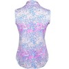 Snake Eyes Golf Ladies 1/4 Zip Sleeveless Mock Polo - 2 of 3