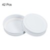 Unique Bargains Leakproof Kitchen Storage Regular Mouth Tinplate Cap Mason Jar Lids 42 Pcs 2.76" - 3 of 4