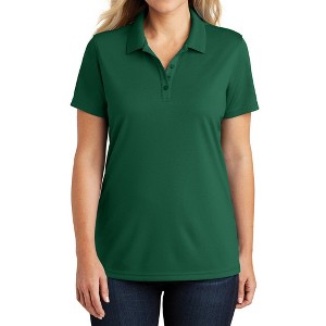 Mafoose Women's Moisture-Wicking Dry Zone Short Sleeve UV Micro-Mesh Polo Shirt - 1 of 4