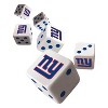 MasterPieces Officially Licensed NFL New York Giants - 6 Piece D6 Gaming Dice Set Ages 6 and Up - 3 of 4