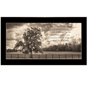 HomeRoots Our Family Black Framed Print Wall Art - 1 of 3