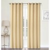 Kate Aurora 2 Pack Amari Contemporary Lattice Light Filtering Grommet Top Window Curtain Panels - 3 of 4