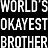Men's Design By Humans World Okayest Brother By T-Shirt - 2 of 2