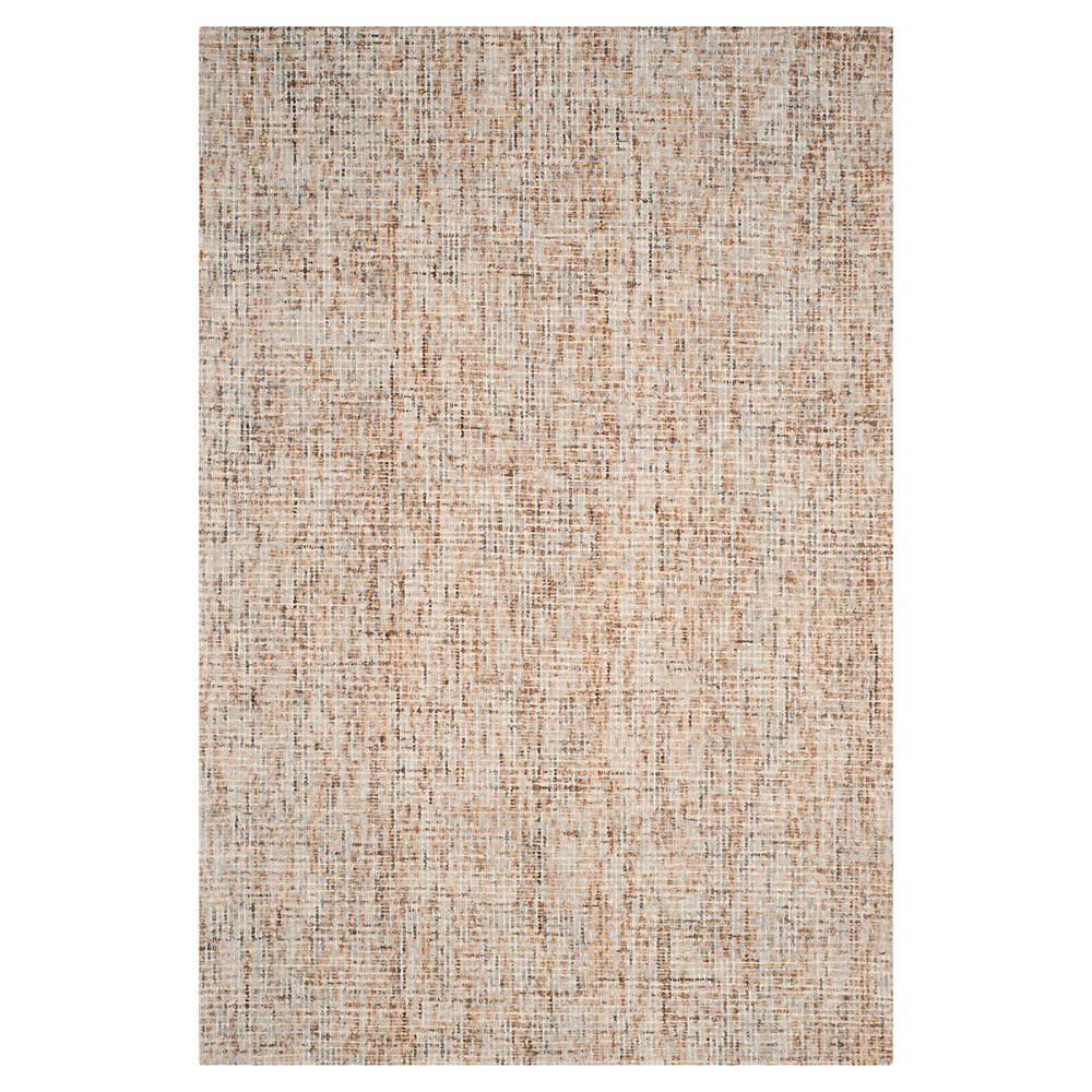 Beige/Rust Abstract Tufted Area Rug - (6'x9') - Safavieh