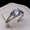 Ariel Engagement Ring Cubic Zirconia Women Sterling Silver Ginger Lyne Collection - 4 of 4
