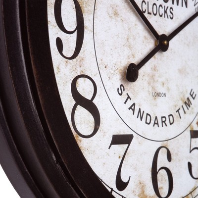 Yosemite Home Decor Old Town Wall Clock