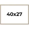 PosterPalooza | 40x27 Thin Barnwood Picture Frame, UV Acrylic, 2 Finishes - Grey and Black - 2 of 4
