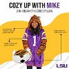 Louisiana State University (LSU) Mike the Tiger Snugible Blanket Hoodie & Pillow - image 2 of 4