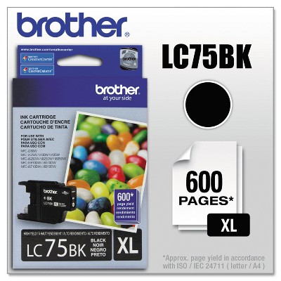 Brother LC75BK Innobella High-Yield Ink Black