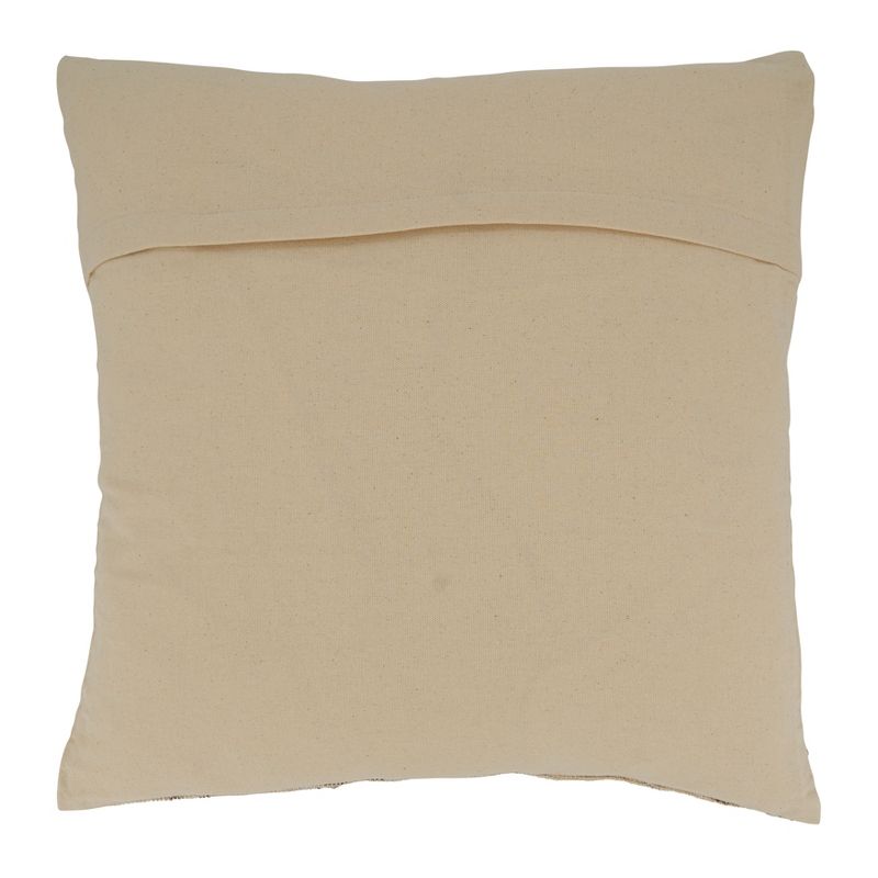 Saro Lifestyle Textured  Decorative Pillow Cover, Oatmeal, 20", 2 of 4