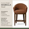 Maven Lane Isabella Fabric High Back Counter Height Bar Stool - 4 of 4