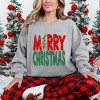 Simply Sage Market Red and Green Merry Christmas Sweatshirt - 2 of 4