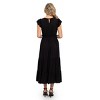August Sky Women's Textured Swiss Dot Midi Dress - 2 of 4