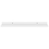 Wall Shelf Set of 4 White MDF 23.6x3.5x1.2 in Wall mounting - 4 of 4