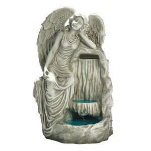 Design Toscano Resting Grace Angel Garden Fountain - Off-White - 1 of 3
