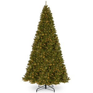 16' Prelit  North Valley Spruce Artificial Christmas Tree White Lights - National Tree Company - 1 of 4
