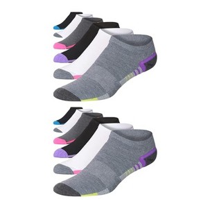 JAMES FIALLO Men's 12-Pairs Performance Low Cut Classic Colored Dynamic Accent Highlight Athletic Sport Socks - 1 of 1