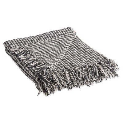 Houndstooth Throw - Design Imports