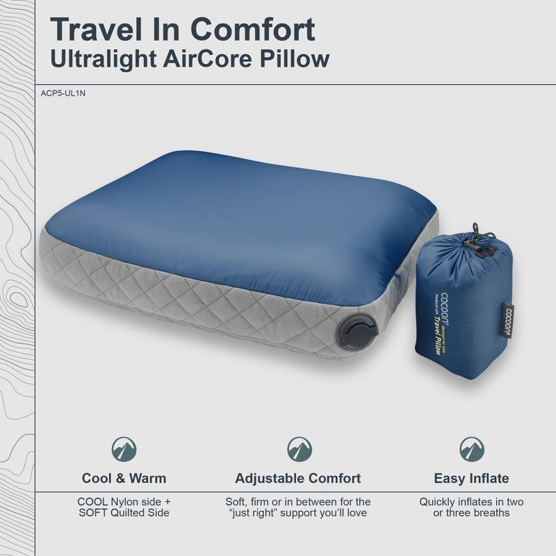 COCOON - Premium - Ultralight AirCore Pillow, 2 of 4