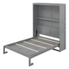 NicBex Full Size Murphy Bed 85" Wooden Bed Frame Morden Hideaway Wall Bed with Storage Shelf for Apartment - 3 of 4