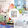 3-Tier Toy Storage Organizer with Bookshelf, Kids Bookshelf with Cubby Organizer Cabinet, Wooden Bookcase for Playroom, Nursery, Kids Room - 4 of 4
