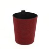 Unique Bargains Car Trash Can Portable Air Conditioning Vent Trash Bin Red 1 Pc 5.5" Length 4.3" Width 5.9" Height Faux Leather - 3 of 4
