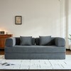 Whisen Convertible Sleeper Sofa Bed, Corduroy Folding Couch, Floor Sofa Lounge Couch with Pillow, Fixed-Shape Frame - 4 of 4