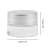 Unique Bargains Transparent Cream Glass Bottle for Bathroom 1 Pc - 4 of 4