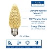 Novelty Lights C9 LED Faceted Christmas Replacement Bulbs Dimmable 25 Pack - 3 of 4