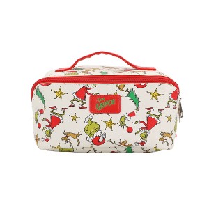 The Grinch Holiday All-Over Print Women's Novelty Cosmetic Bag - 1 of 4