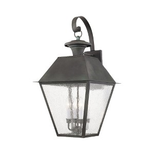 Livex Lighting Mansfield 4 - Light Wall Light in  Charcoal - 1 of 2