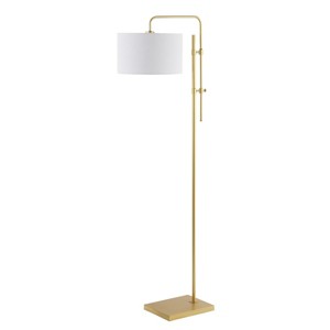 Idra Extendable Floor Lamp - FLL4126 - Gold - Safavieh - 1 of 4
