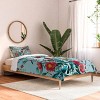 Deny Designs 3pc Twin/Twin XL Burcu Korkmazyurek Summer Garden Comforter and Sham Set - 2 of 4