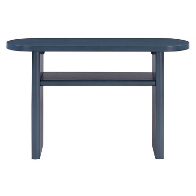 PDTEND 47.8" Elegant Minimalist Console Table with Rounded Edges and Sturdy Shelf Design for Entryway, Living Room