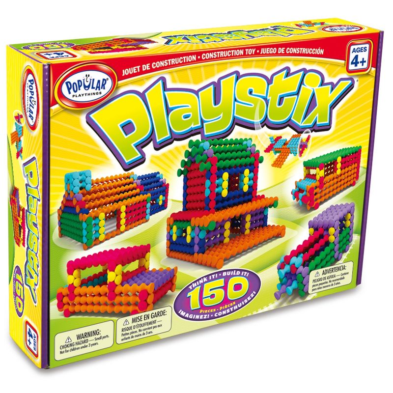Popular Playthings Playstix 150-Piece Set, 1 of 5