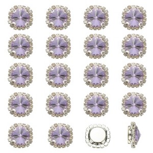 Unique Bargains DIY Craft Clothing Shoe Hat Bag Button Decor Claw Gem Rhinestones 32 Pcs - 1 of 4