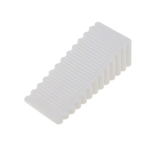 Unique Bargains Door Stop Under-Door Installation Large Wave Edges 3.66"x1.57"x1.1" 1 Pc - 1 of 4